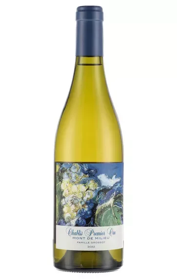 2022 Chablis, Mont de Milieu, 1er Cru, Famille Grossot, Burgundy