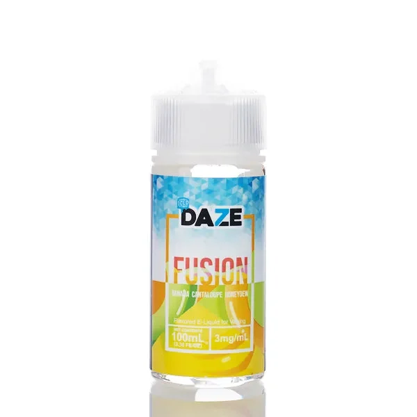 7 Daze Fusion TFN – Banana Cantaloupe Honeydew ICED – 100ml - Image 2