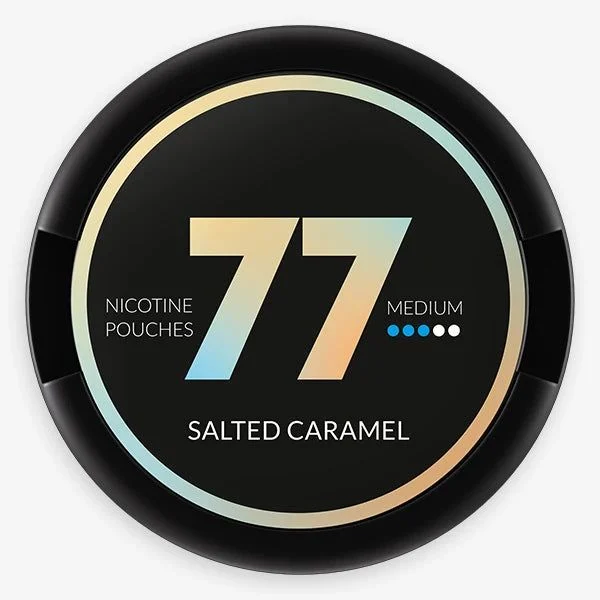 77 Salted Caramel Nicotine Pouches – 10mg (5 Pack)