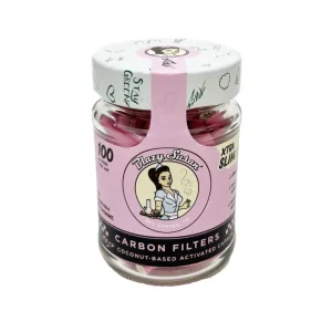 BLAZY SUSAN PINK FILTER TIPS XTRA SLIM 100CT JAR