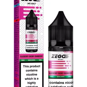 Blueberry Cherry Cranberry Zego Nic Salt 10ml E-Liquid 10mg/20mg