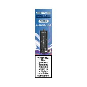 Blueberry Lime SKE Crystal 4-in-1 Prefilled Pods - 2400 Puffs, 20mg, 2ml
