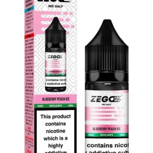 Blueberry Peach Ice Zego Nic Salt 10ml E-Liquid 10mg/20mg