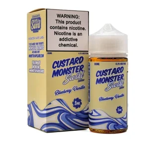 Blueberry Vanilla - Swirl Custard Monster - 100mL- 3mg