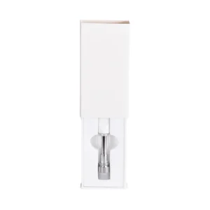 Child Resistant White Vape Cartridge Slide Out Box