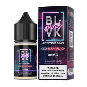 CHILLED BERRY PEACH SALT PINK SERIES BLVK Unicorn Vape e-liquid 30mL