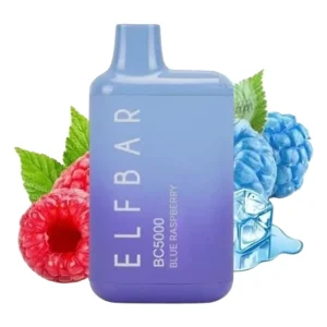 ELF BAR BC5000 Disposable 5000 Puffs Blue Raspberry