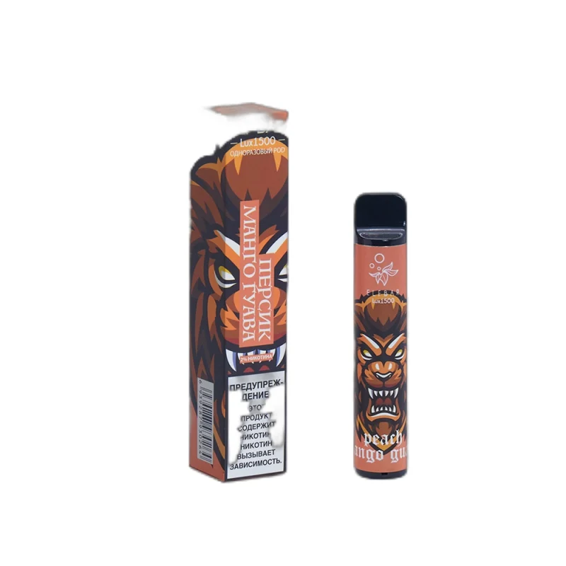ELF BAR Lux 1500 Disposable Peach Mango Guava 1500 Puffs 4.8ml