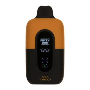 Gold Tobacco Fifty Bar 20K - Vapeoutletus Online Vape Store