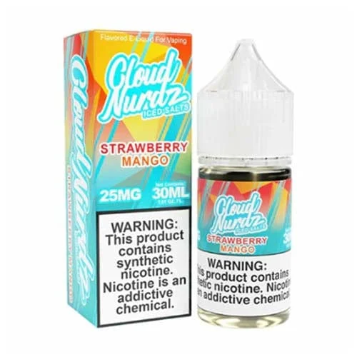 Iced Strawberry Mango Salt by Cloud Nurdz Salt 30ML