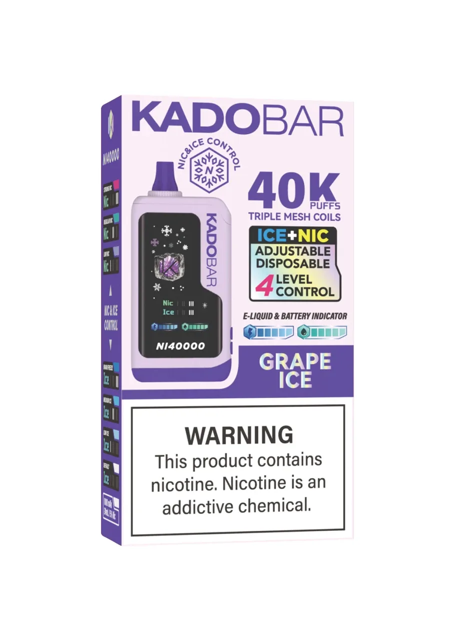 Kado Bar NI40K Ice-Nic Control: Grape Ice