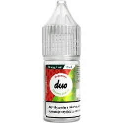 Liquid Duo Nicotine 10ml - Truskawka Zielone Jab艂ko 18mg
