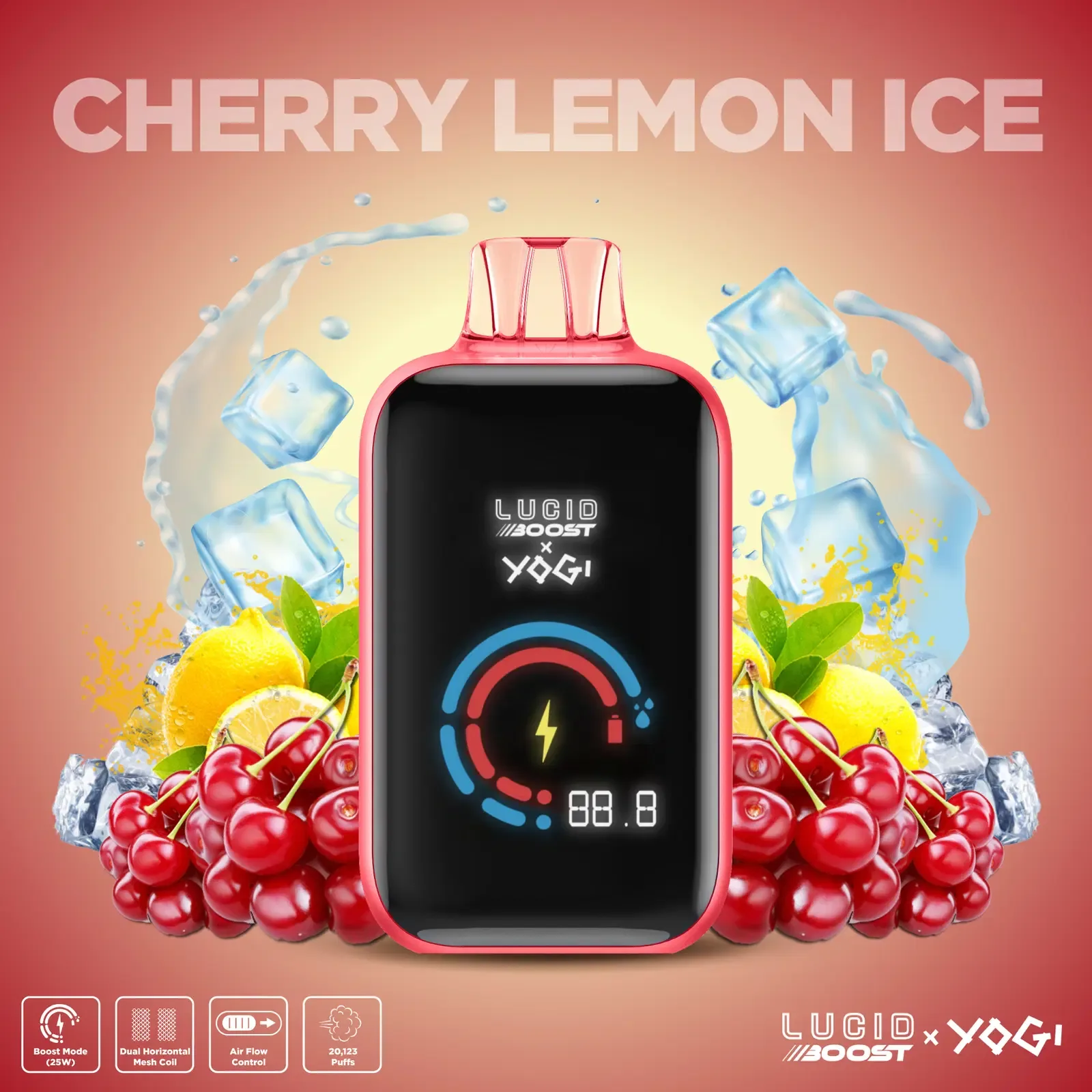 Lucid Boost X YOGI 20123 Puff Disposable Vape 5% Nicotine - Image 2