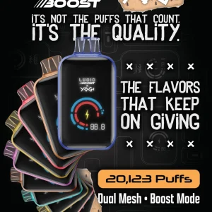 Lucid Boost X YOGI 20123 Puff Disposable Vape 5% Nicotine