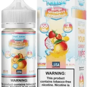 Mango Strawberry Dragonfruit Freeze by Pod Juice 100ML
