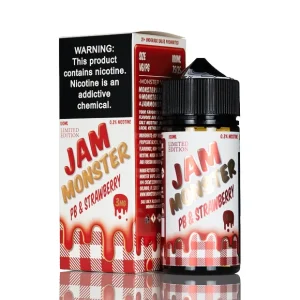 Monster Vape Labs_Jam Monster TFN_100mL_PB & Jam Strawberry –
