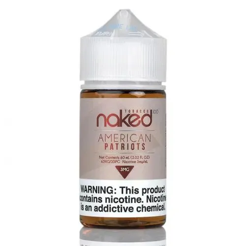 NAKED100 TOBACCO AMERICAN PATRIOTS Vape e-Liquid 60mL