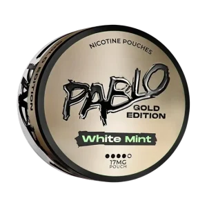 Pablo Gold Edition White Mint 17mg Nicotine Pouches (5 Pack)