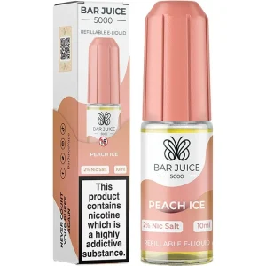 Peach ice Bar Juice 5000 e-liquid 10ml