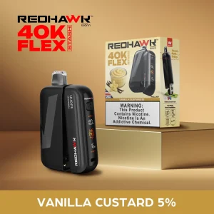 RedHawk 40K Puff FLEX Stash Disposable Vape - Vanilla Custard