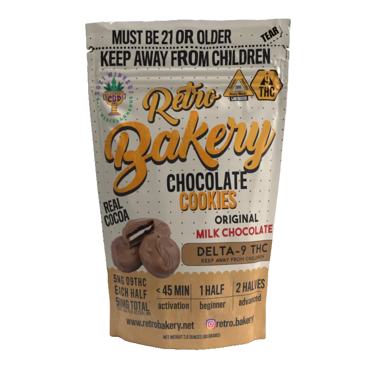 Retro Bakery Chocolate-Covered Cookies 50mg - Image 2