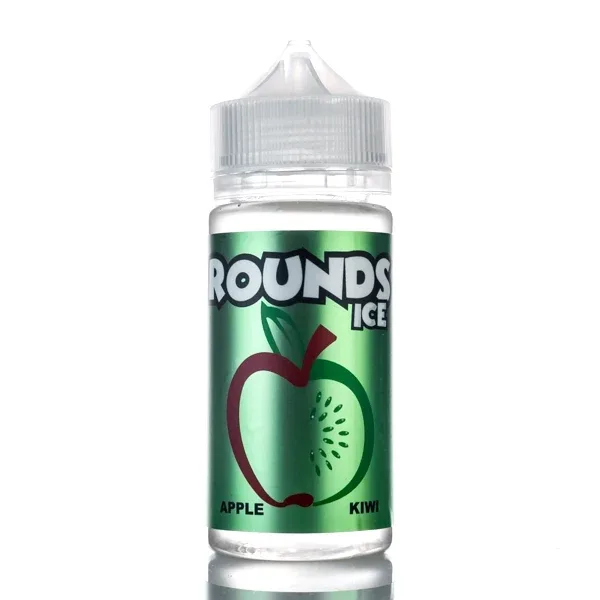 ROUNDS E-LIQUID - APPLE KIWI ICE 100ML