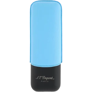 S.T. Dupont Double Cigar Case – Turquoise Blue