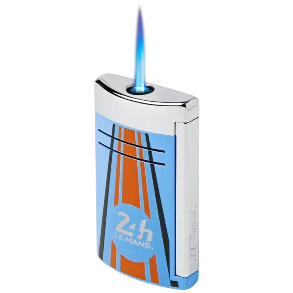 S.T. Dupont Maxijet Lighter – 24H Le Mans Blue Chrome - Image 2