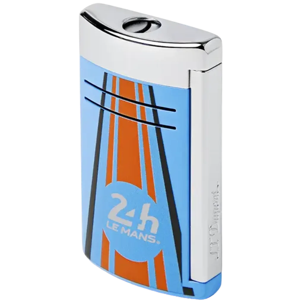 S.T. Dupont Maxijet Lighter – 24H Le Mans Blue Chrome