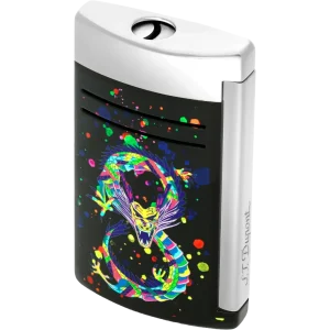 S.T. Dupont Maxijet Lighter – Glossy Black Dragon