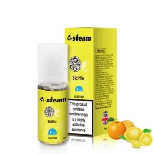 Skittle A-Steam 10ml Premium Vape Juice - Pack of 10 Bottles