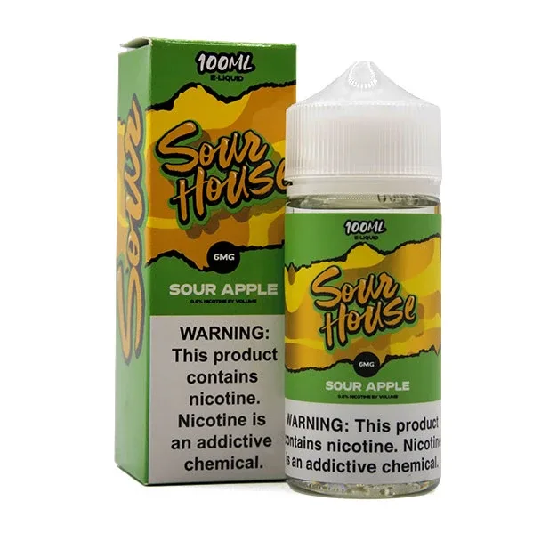 Sour Apple - 6mg - Sour House - 100mL
