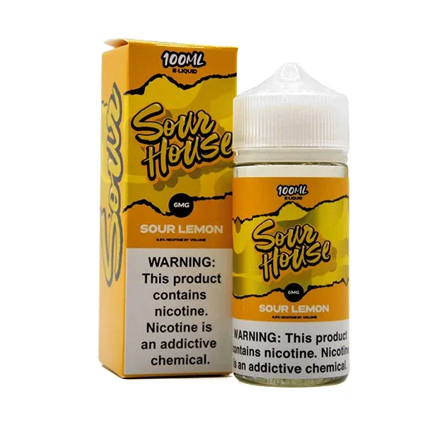 Sour Lemon - 6mg - Sour House - 100mL