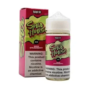Sour Strawberry - 3mg - Sour House - 100mL