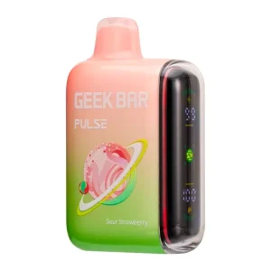 Sour Strawberry Geek Bar Pulse - Vapeoutletus Online Vape Store