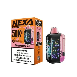 Strawberry Ice Nexa Ultra II 50K Puffs Disposable - 20mL