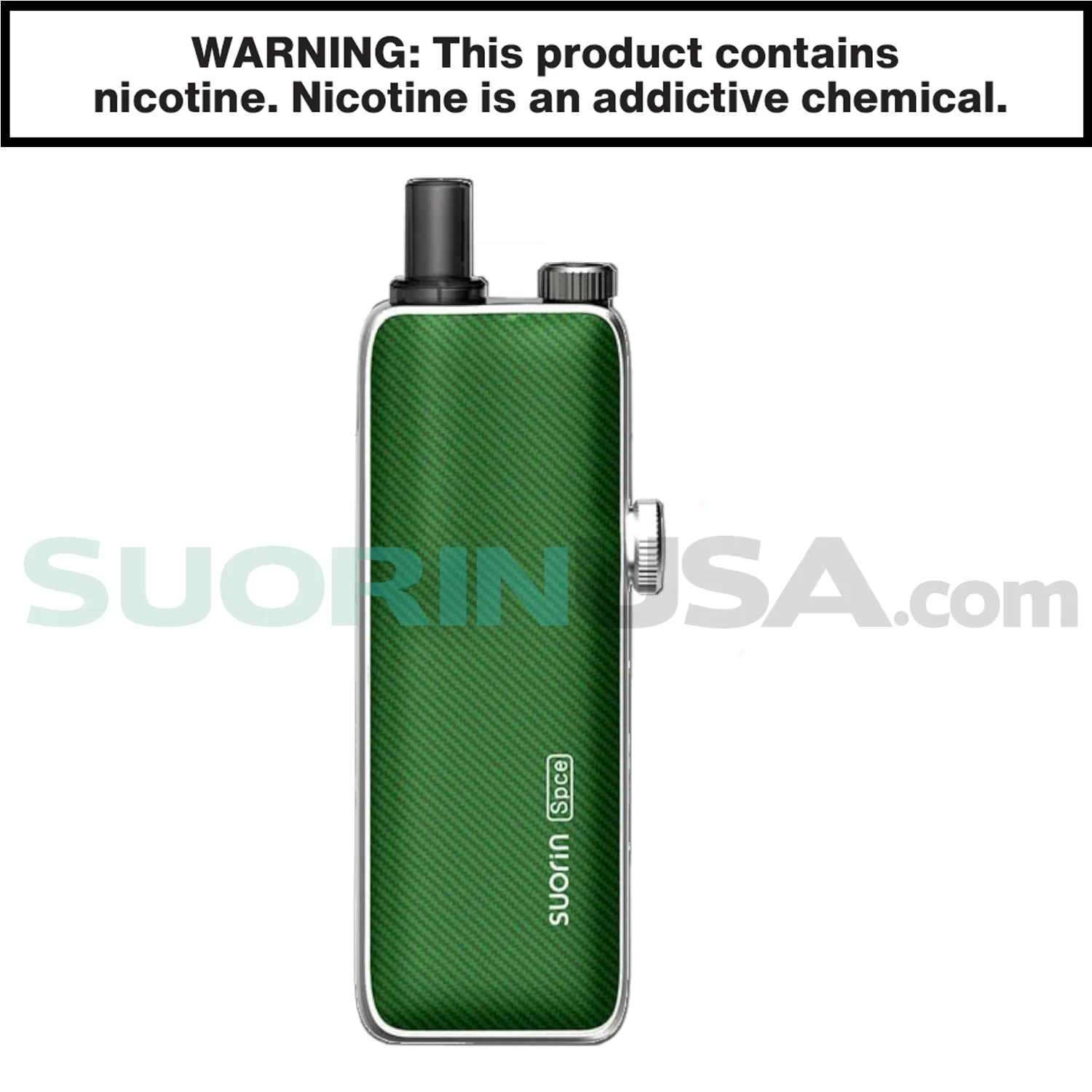 Suorin SPCE Pod System Vape Kit - Green Carbon Fiber