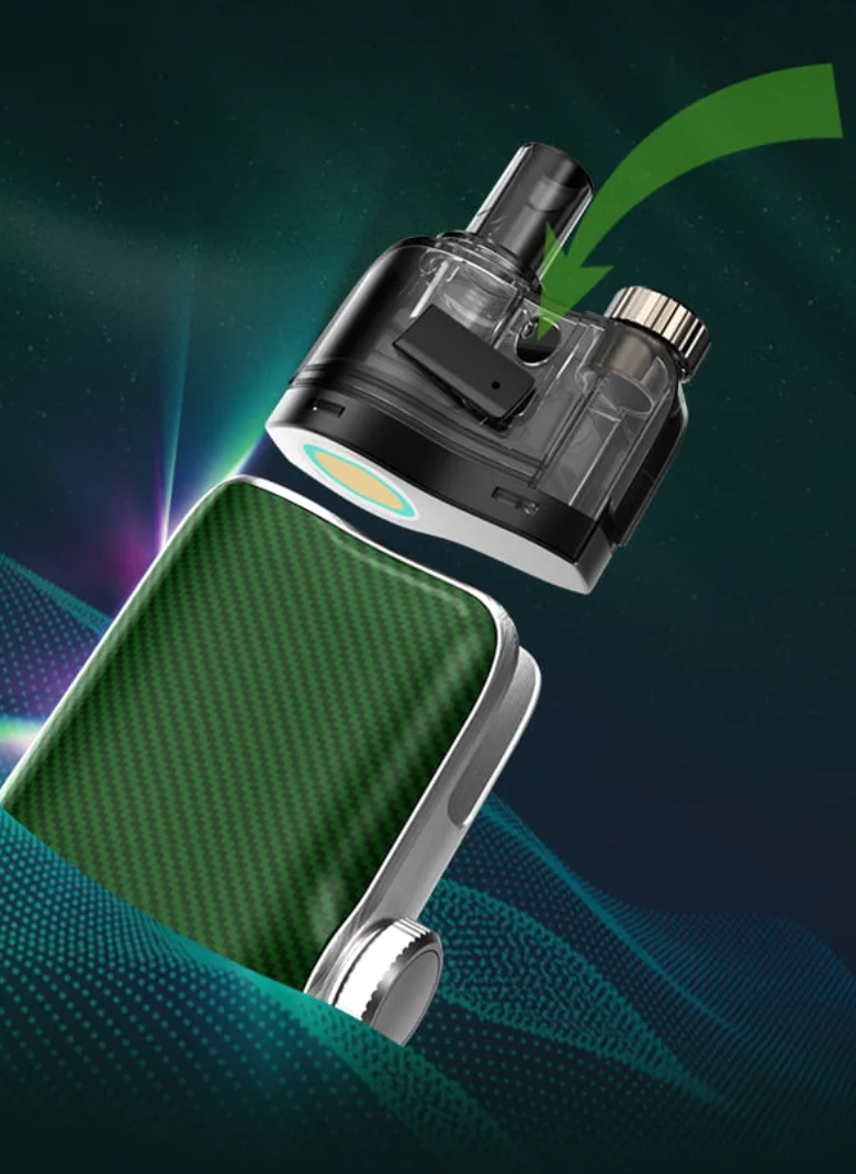 Suorin SPCE Pod System Vape Kit - Green Carbon Fiber - Image 2