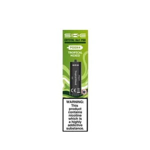 Tropical Mixed SKE Crystal 4-in-1 Prefilled Pods - 2400 Puffs, 20mg, 2ml