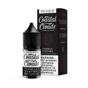 Vanilla Custard Salt Nic by Coastal Clouds Salt 30ML TFN