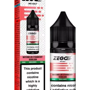 Watermelon Strawberry Bubblegum Zego Nic Salt 10ml E-Liquid 10mg/20mg