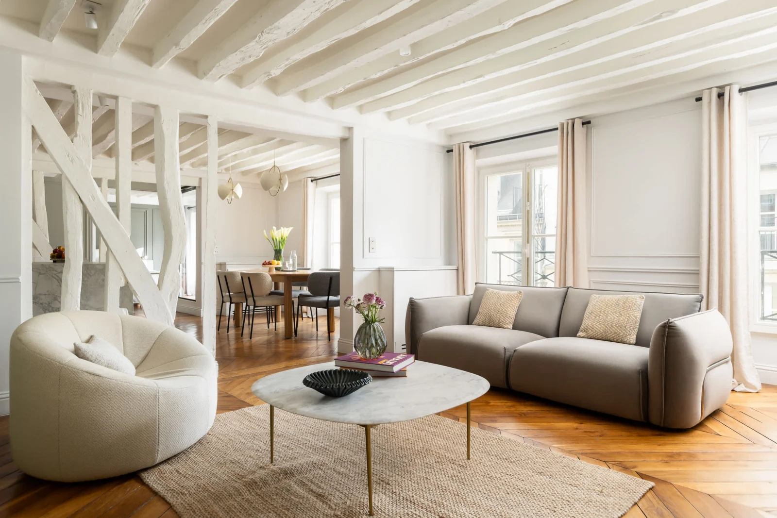 Wonderful Apartment 3BDR 6P AC Honore Madeleine