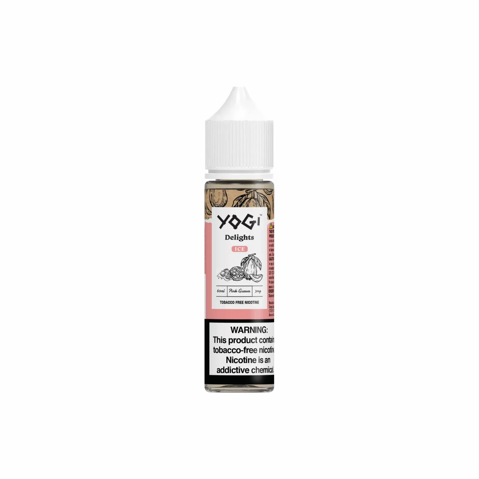 Yogi Delights Pink Guava Chilled Vape e-Liquid 60mL