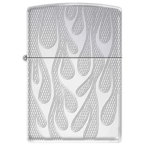 Zippo Lighter - Deep Carved Flames Heavy Walled Armor